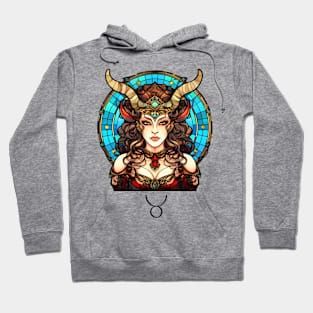 Stained Glass Taurus Hoodie